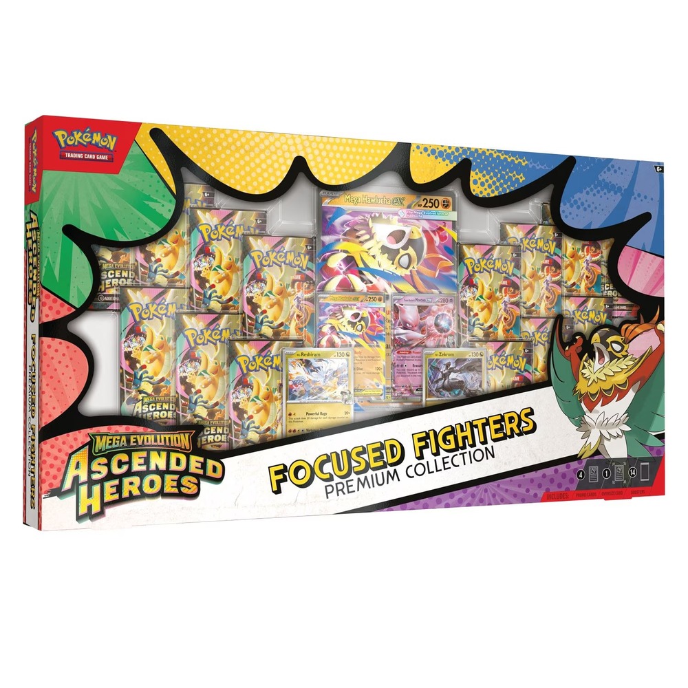 Pokemon TCG Ascended Heroes Focused Fighters Premium Collection Sams Club SEALED